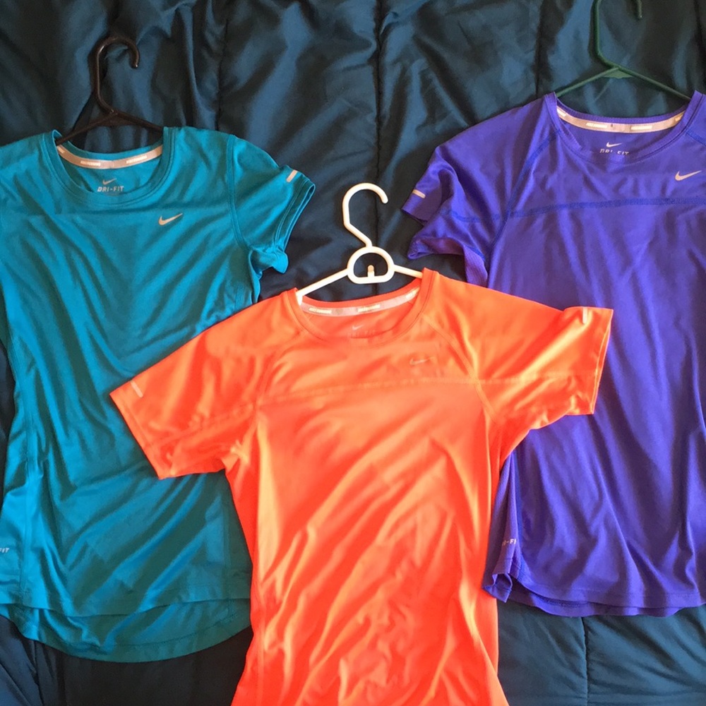 Nike Miler shirt bundle (2 XS, 1 Small)